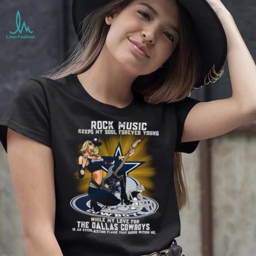 Dallas Cowboys rock music keep my soul forever young shirt