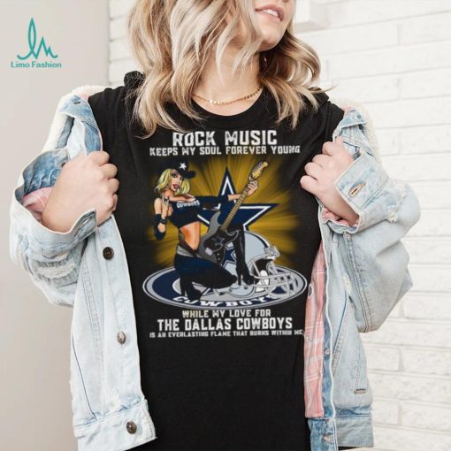 Dallas Cowboys rock music keep my soul forever young shirt