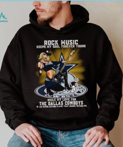 Dallas Cowboys rock music keep my soul forever young shirt