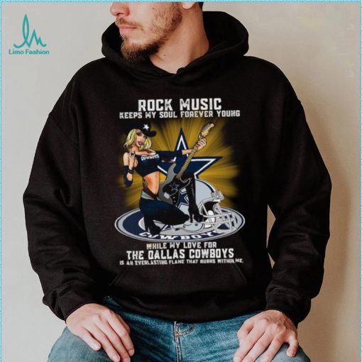 Dallas Cowboys rock music keep my soul forever young shirt