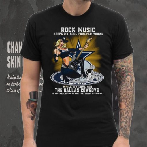 Dallas Cowboys rock music keep my soul forever young shirt