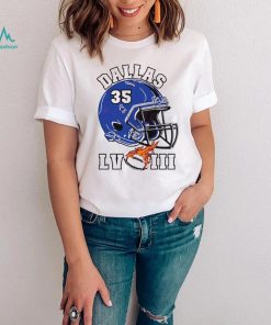 Dallas Cowboys super bowl LVIII helmet shirt