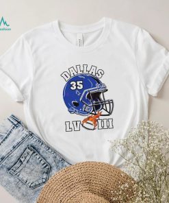 Dallas Cowboys super bowl LVIII helmet shirt