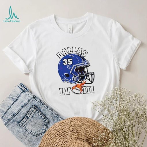 Dallas Cowboys super bowl LVIII helmet shirt