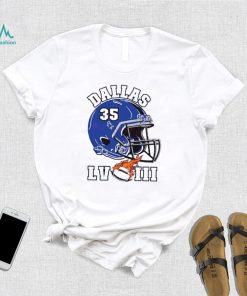 Dallas Cowboys super bowl LVIII helmet shirt