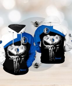 Dallas Mavericks NBA Skull Punisher Team 3D Printed Hoodie