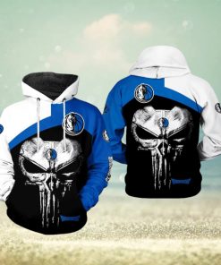 Dallas Mavericks NBA Skull Punisher Team 3D Printed Hoodie