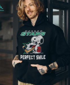 Dallas Stars Snoopy Perfect Smile The Peanuts Movie Hockey Shirt