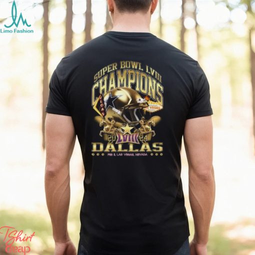 Dallas Super Bowl Champions 2024 ‘Gold Rush Vintage’ T Shirt