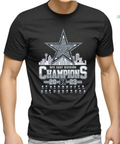 Dallas cowboys name team city nfc east division champions 2023 shirts