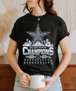 Dallas cowboys name team city nfc east division champions 2023 shirts
