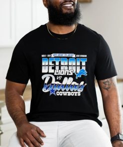 Dallas cowboys vs detroit Lions week 17 2023 NFC head to head AT and T stadium shirt