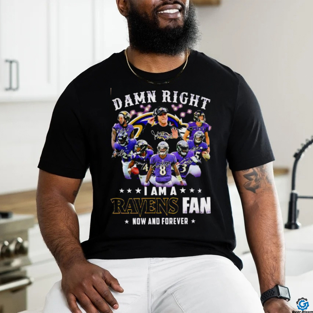 Damn Right I Am A Baltimore Ravens Fan Now And Forever 2023 2024 Road To Super Bowl Signatures Shirt Damn Right I Am A Baltimore Ravens Fan Now And Forever 2023 2024 Road To Super Bowl Signatures Shirt