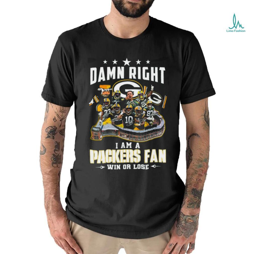 Damn Right I Am A Green Bay Packers Fan Win Or Lose 2023 2024 Super Season Signatures Shirt Damn Right I Am A Green Bay Packers Fan Win Or Lose 2023 2024 Super Season Signatures Shirt