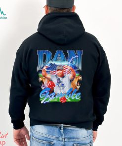 Dan Gamble Detroit Lions Dan Campbell American flag shirt