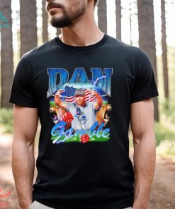 Dan Gamble Detroit Lions Dan Campbell American flag shirt