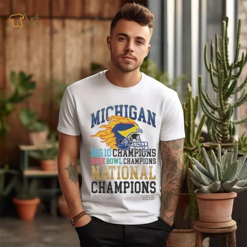 Dave Portnoy Michigan Big 10 Champions Rose Bowl Champions National Champions t shirt