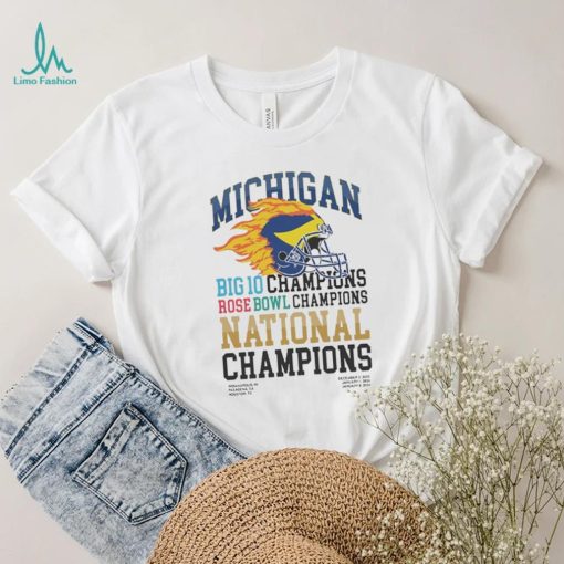 Dave Portnoy Michigan Big 10 Champions Rose Bowl Champions National Champions t shirt