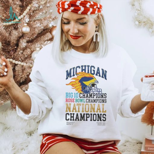 Dave Portnoy Michigan Big 10 Champions Rose Bowl Champions National Champions t shirt