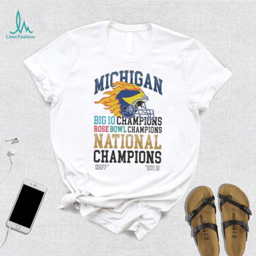 Dave Portnoy Michigan Big 10 Champions Rose Bowl Champions National Champions t shirt