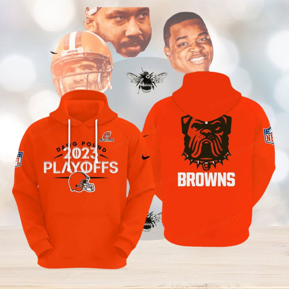 Dawg Pound 2023 Playoffs Cleveland Browns Hoodie Dawg Pound 2023 Playoffs Cleveland Browns Hoodie
