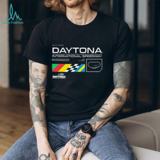 Daytona international speedway isc track pullover t shirt
