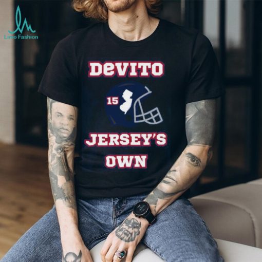 DeVito Jersey’s Unisex Gildan T shirt Comfort Colors T Shirt, New York Giants Football Tee shirt