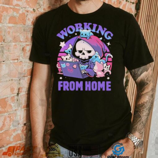 Death cats working from home shirt