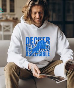 Decker Reported As Eligible Detroit Shirt