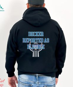 Decker Reported As Eligible Football Shirt