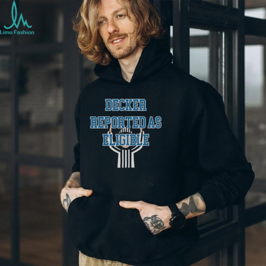 Decker Reported As Eligible Shirt Detroit Lions Tshirt Football Fan Hoodie Football Mom Detroit Lions Jersey Sweatshirt Funny Football Shirt Decker Reported As Eligible Shirt Detroit Lions Tshirt Football Fan Hoodie Football Mom Detroit Lions Jersey Sweatshirt Funny Football Shirt