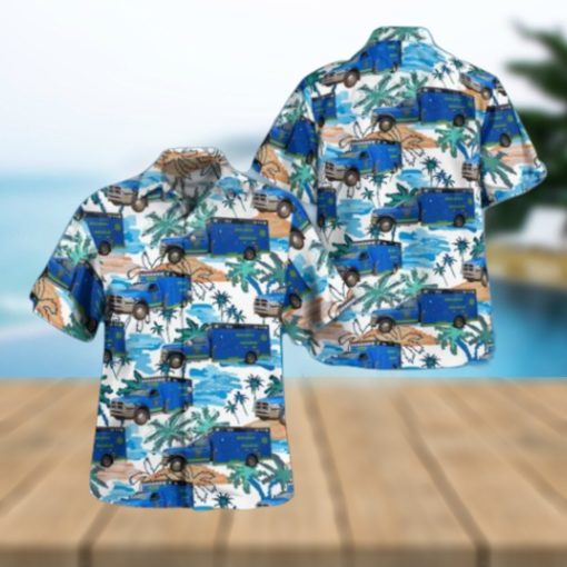 Deer Grove EMS Hawaiian Shirt 3D Short Sleeve Shirt