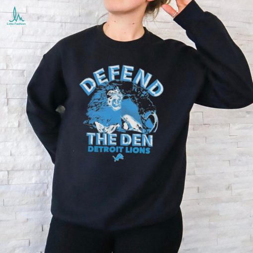 Defend The Den Detroit Lions ’47 Regional Franklin Logo Shirt