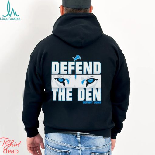 Defend The Den Detroit Lions Eyes Ice Blue shirt
