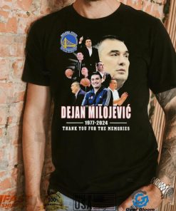Dejan Milojevic Golden State Warriors 1977 2024 Thank You For The Memories Signature Shirt