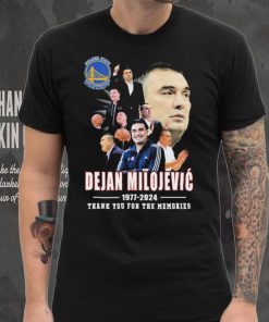 Dejan Milojevic Golden State Warriors 1977 2024 Thank You For The Memories Signature Shirt