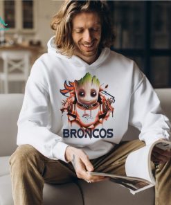 Denver Broncos Baby Groot Blood Inside Me Shirt