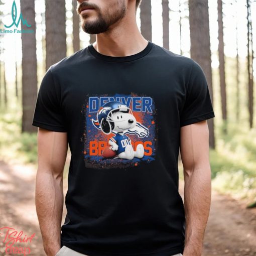 Denver Broncos Mix Snoopy T Shirt