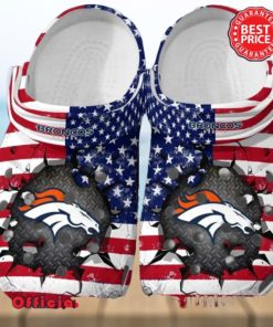 Denver Broncos NFL American Flag Crocs New For This Season Trending