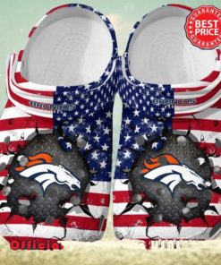 Denver Broncos NFL American Flag Crocs New For This Season Trending