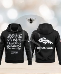 Denver Broncos NFL Justice Opportunity Equity Freedom Hoodie 3D