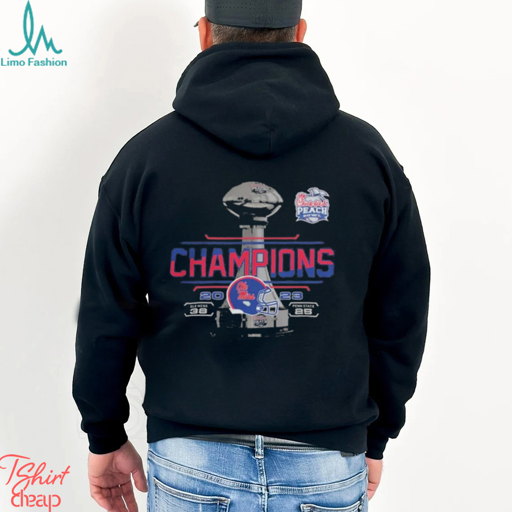 Design 2023 Chick Fil A Peach Bowl Champions Score Red Ole Miss Rebels Shirt Design 2023 Chick Fil A Peach Bowl Champions Score Red Ole Miss Rebels Shirt