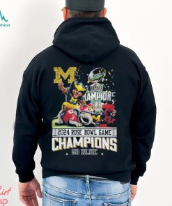Design 2024 Rose Bowl Game Champions Go Blue Beat Alabama Crimson Tide T Shirt