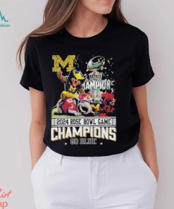 Design 2024 Rose Bowl Game Champions Go Blue Beat Alabama Crimson Tide T Shirt