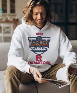 Design 2024 Rutgers Scarlet Knights Champions 2023 Pinstripe Bowl T Shirt