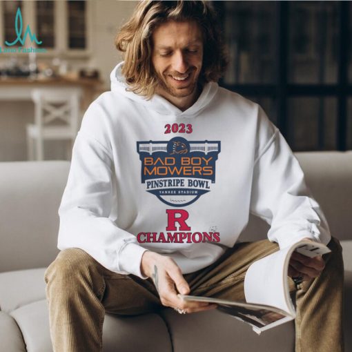 Design 2024 Rutgers Scarlet Knights Champions 2023 Pinstripe Bowl T Shirt