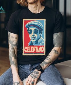 Design Adriano Celentano Vintage Italy T shirt