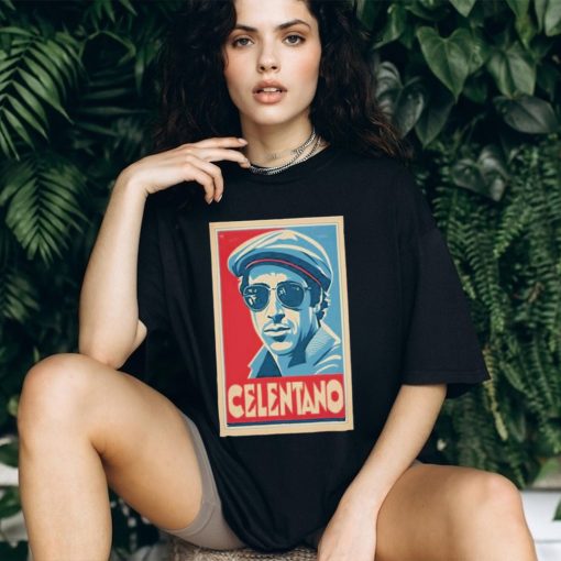 Design Adriano Celentano Vintage Italy T shirt