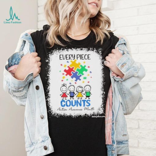 Design Autism Every Piece Counts Autism Awareness Month Shirt