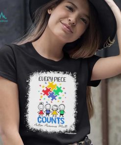 Design Autism Every Piece Counts Autism Awareness Month Shirt